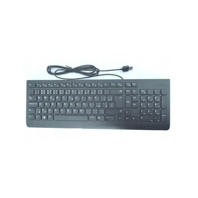 Lenovo Essential Wired Keyboard/Drátové USB-A/CZ/SK/Černá