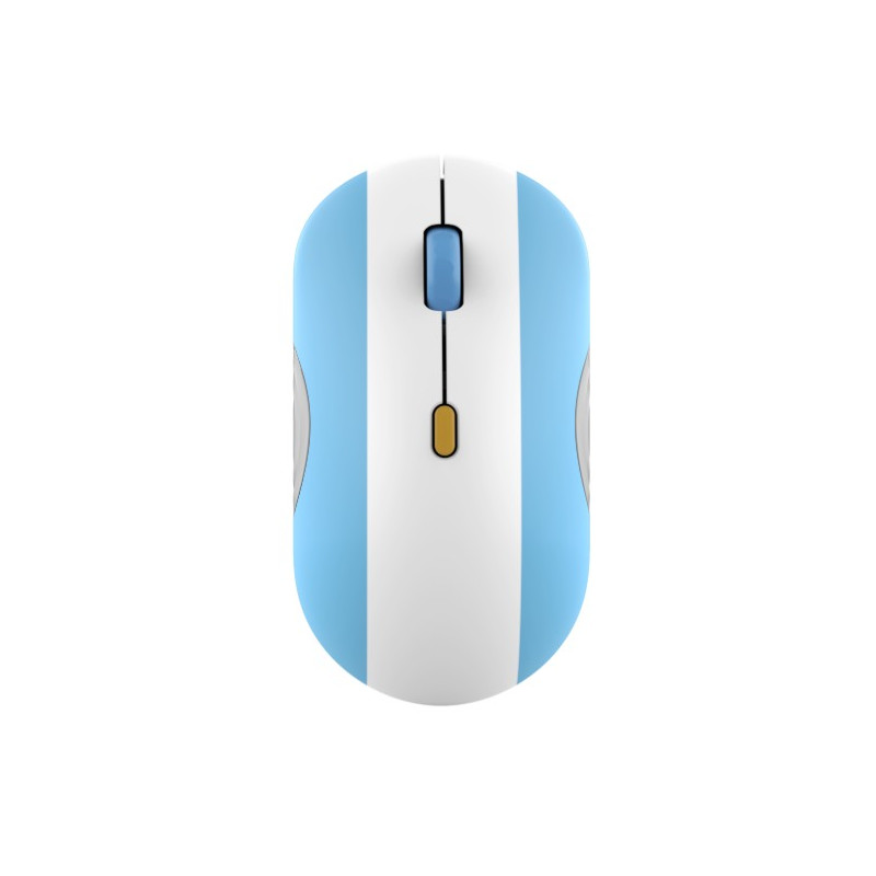 Lenovo 350 Fan edition - Argentína/Kancelárska/Optická/1 600 DPI/Bezdrôtové Bluetooth/Modrá