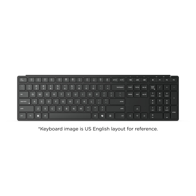 Lenovo Wireless Multi-Mode Pro Keyboard 6000/USB+BT/CZ/Černá