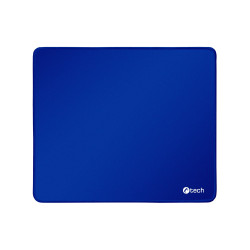 Podložka pod myš C-TECH MP-01, modrá, 320x270x4mm, obšité okraje