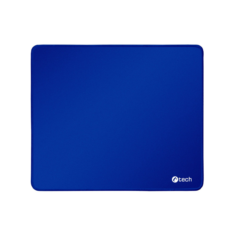 Podložka pod myš C-TECH MP-01, modrá, 320x270x4mm, obšité okraje