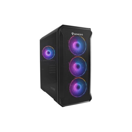 Počítačová skriňa Genesis IRID 503 ARGB V2/Micro Tower/Transpar./Čierna