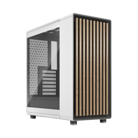 Fractal Design North Chalk White TG Clear/Midi Tower/Transpar./Biela