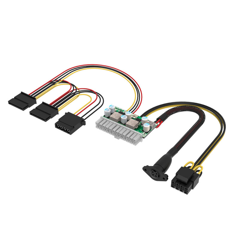 AKASA adaptér 200W DC pre DC ATX power