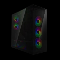 ARCTIC Xtender (Black) čierna window with GPU