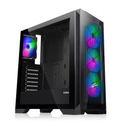 EVOLVEO Ptero Q2G, ATX/4x ARGB 120/sklo čelo+bok
