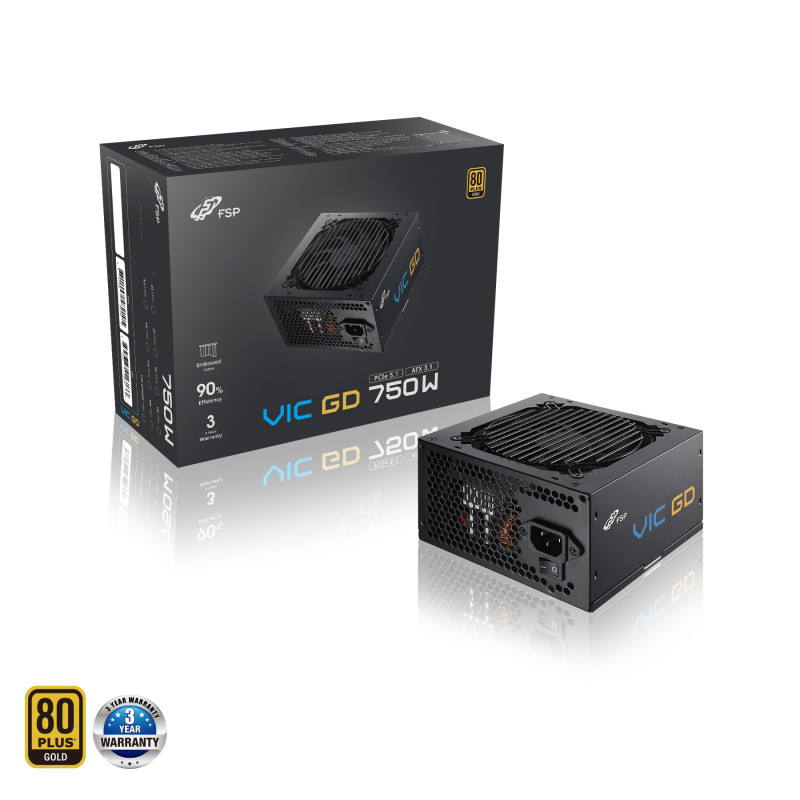 FSP VIC GD 750, 80 PLUS GOLD, ATX 3.1, 750W