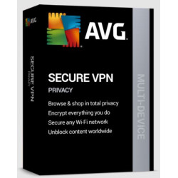 AVG Secure VPN (Multi-device, až 10 device) 2 Years