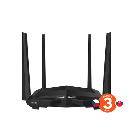 Tenda AC10 WiFi AC Router 1200Mbps, 1x GWAN, 3x GLAN, VPN server/klient, WISP, Universal Repeater