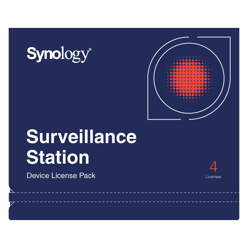 Synology DEVICE LICENSE (X 4) - kamerová licencia