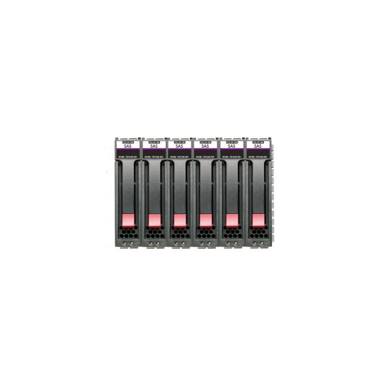 HPE MSA 10.8T SAS 10K SFF M2 6pk HDD Bdl