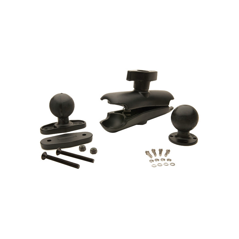 RAM MOUNT KIT, FLAT CLAMP BASE, MEDIUM ARM, 8.5 inches (215mm)