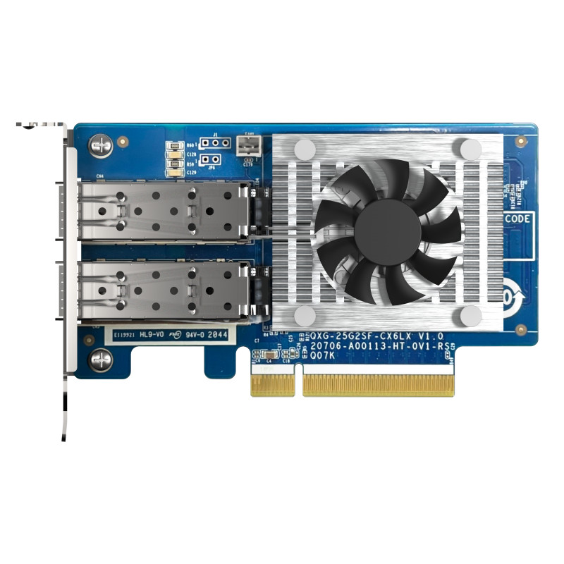 QNAP QXG-25G2SF-CX6 - 25GbE (2porty) PCIe karta, nízky profil, PCIe Gen4 x8