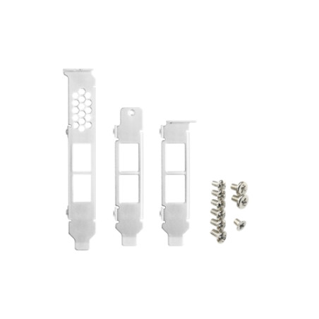 QNAP BRKT-QXG-10G2T - Full-height/low-profile/flat brackets pre dual-port RJ45 NIC