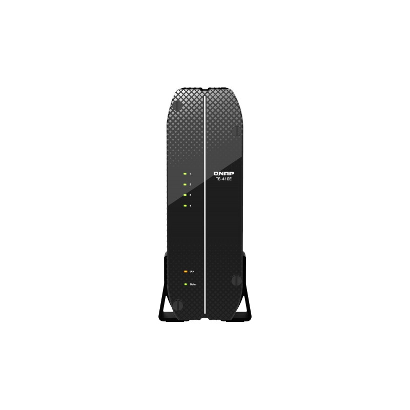 QNAP TS-410E-8G (4core 2,6GHz, 8GB RAM, 4x 2,5'' SATA, 2x 2,5GbE, 4x USB 3.2, 1x 4K HDMI, fanless)