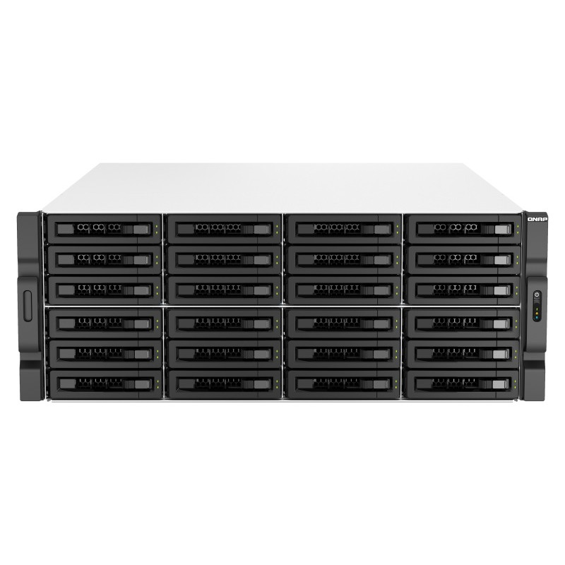 QNAP TS-h3087XU-RP-E2378-64G (Xeon 4,8GHz, ZFS, 64GB ECC RAM, 24x 3,5'' + 6x2,5'', 2x 2,5GbE, 2x10GbE)