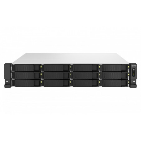 QNAP TS-h1887XU-RP-E2336-32G (Xeon 4,8GHz, ZFS, 32GB ECC RAM, 12x 3,5'' + 6x2,5'', 2x 2,5GbE, 2x10GbE)