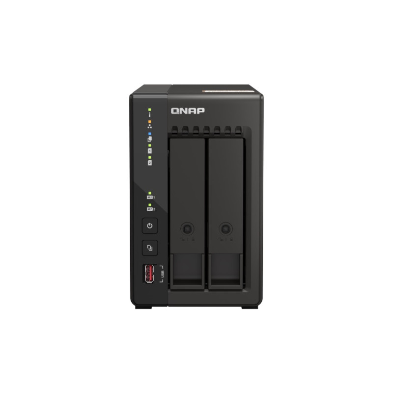 QNAP NVR QVP-21C (4core 2,6GHz, 8GB RAM, 2xSATA, 2x2,5GbE, 2xM.2 slot, 2xHDMI, kamery: 8 (max 16)