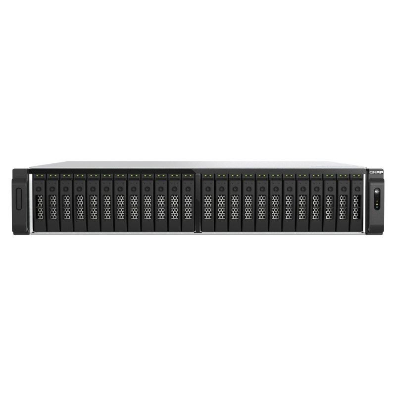 QNAP TS-h3077AFU-R5-32G (Ryzen Pro 5,1GHz, ZFS, 32GB DDR5 RAM, 30x 2,5'' SATA, 2x 2,5GbE, 2x 10GbE)