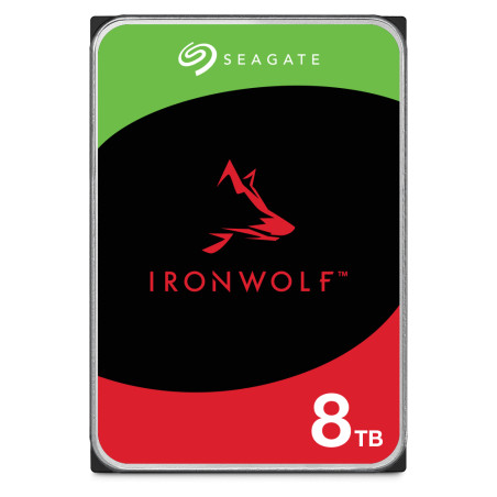 QNAP Seagate, HDD, IronWolf, SATA III, 3.5-inch, 8TB, ST8000VN004