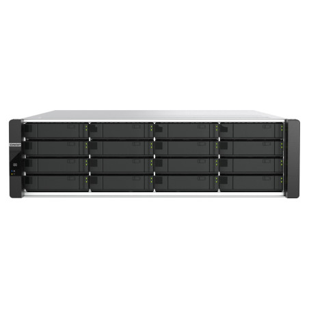 QNAP ES1686dc-R2-2142IT-128G (Duálny radič, 2x Xeon, 2x 64GB RAM, 16x 3,5'' SAS, 6x GbE, 8x 10Gb SFP+)