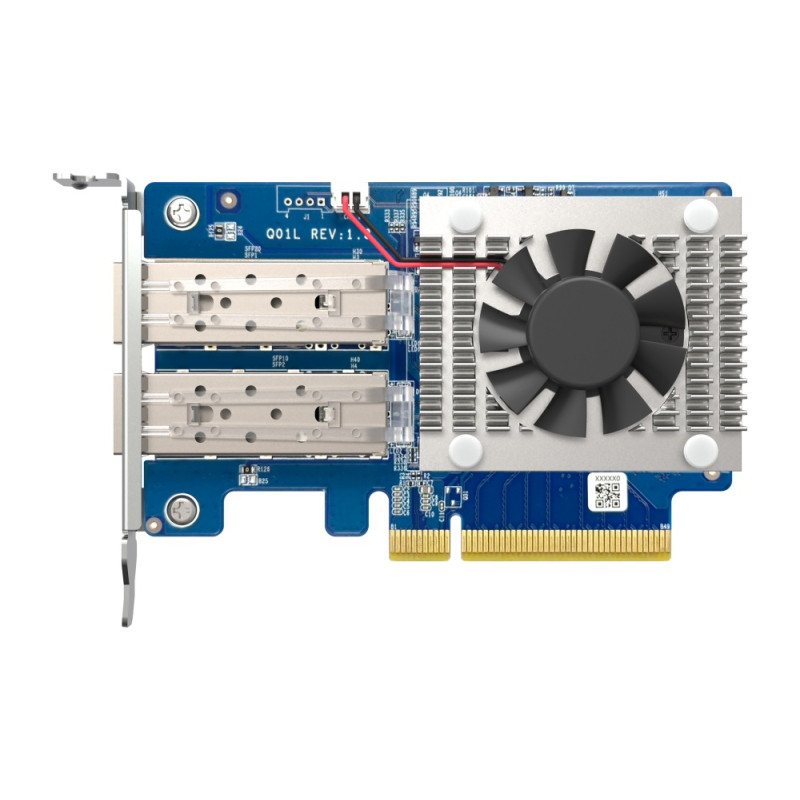 QNAP QXG-10G2SF-NXE - 2x 10GbE SFP+, low-profile, PCIe Gen3 x8