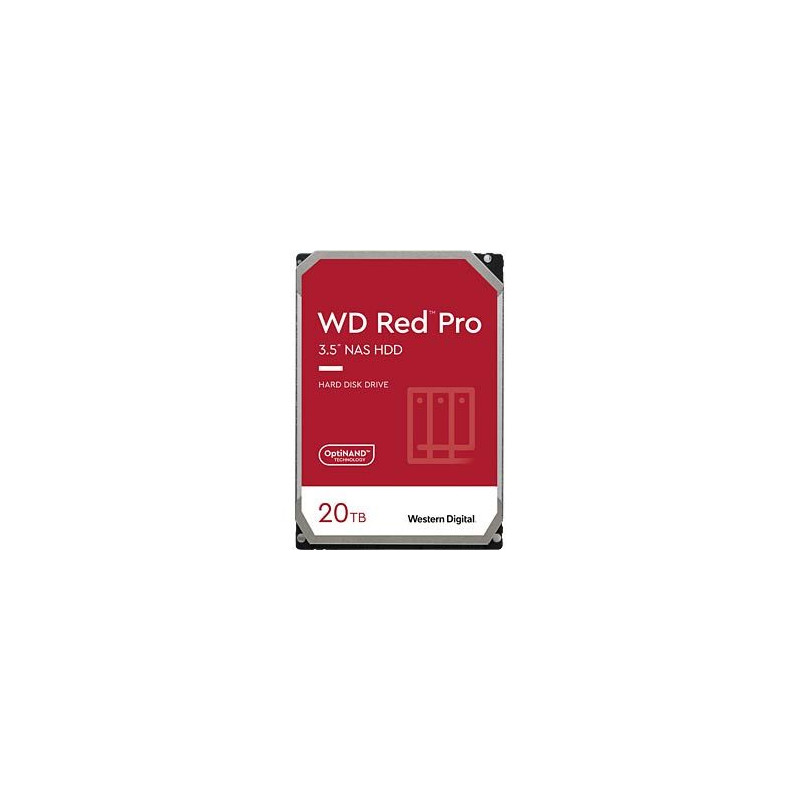 QNAP WD, HDD, Red Pro, SATA III, 3.5-inch, 20TB, WD202KFGX