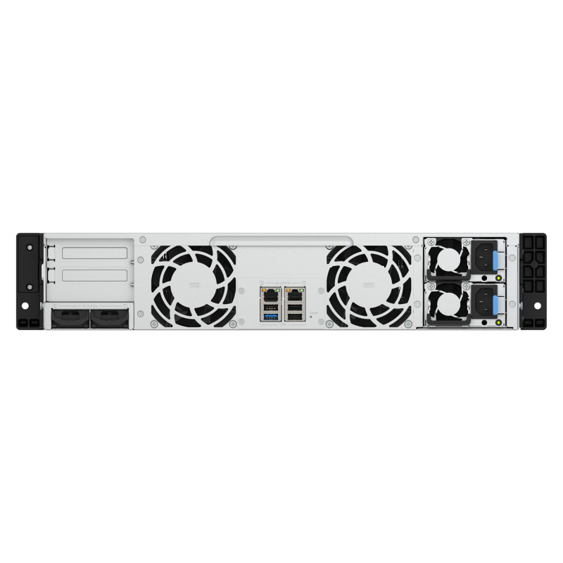 QNAP TS-h1465U-RP-8G (Intel 4core, ZFS, 8GB DDR5 RAM, 12x SATA + 2x E1.S, 1x PCIe, 2x 2,5GbE)