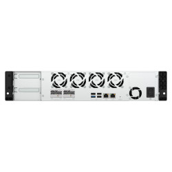 QNAP TS-h1065eU-8G (Intel 4core, ZFS, 8GB DDR5 RAM, 8x SATA + 2x E1.S, 1x PCIe, 2x 2,5GbE, 1x zdroj)