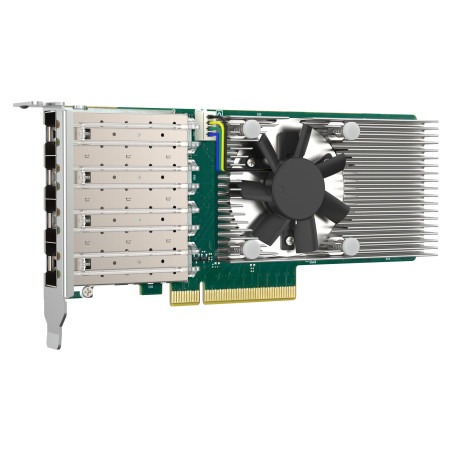QNAP QXG-25G4SF-BCM, 4x25GbE SFP28, PCIe 4.0x8