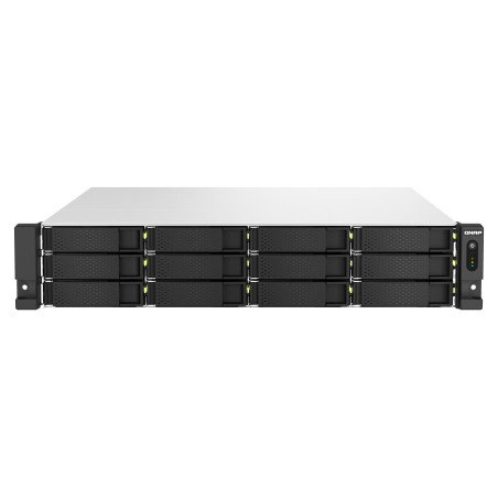 QNAP TS-h1887XU-RP-E2336-16G (Xeon 6core, ZFS, 16GB ECC RAM, 12x 3,5'' + 6x2,5'', 2x 2,5GbE, 2x10GbE)