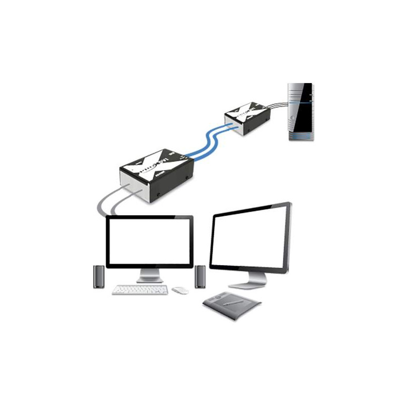 Adder X-DVI PRO MS2, DVI extender