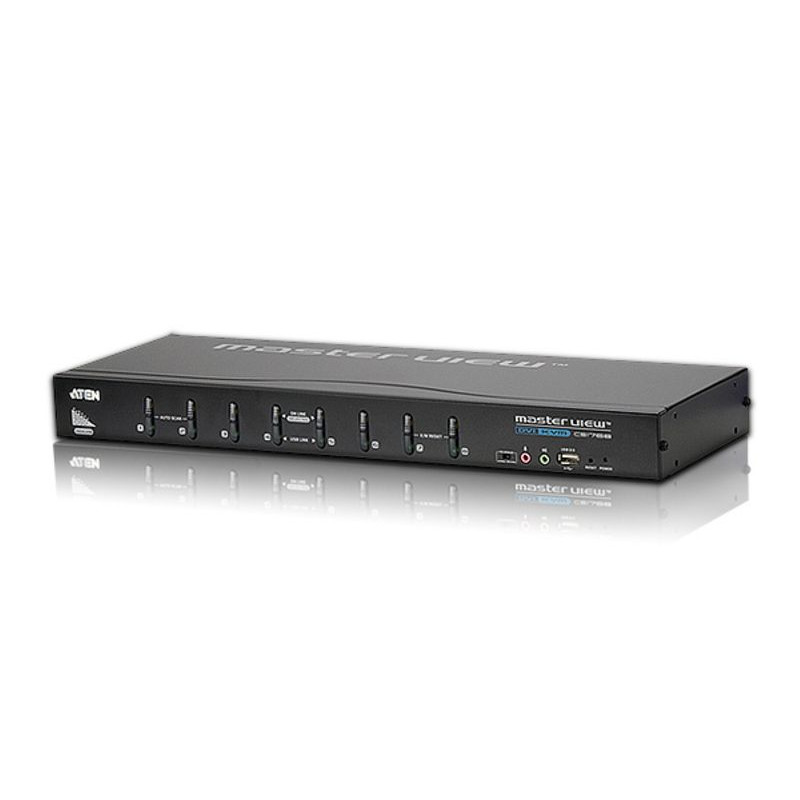 Aten 8-port DVI KVMP USB, 2port USB HUB, audio, 1.2m