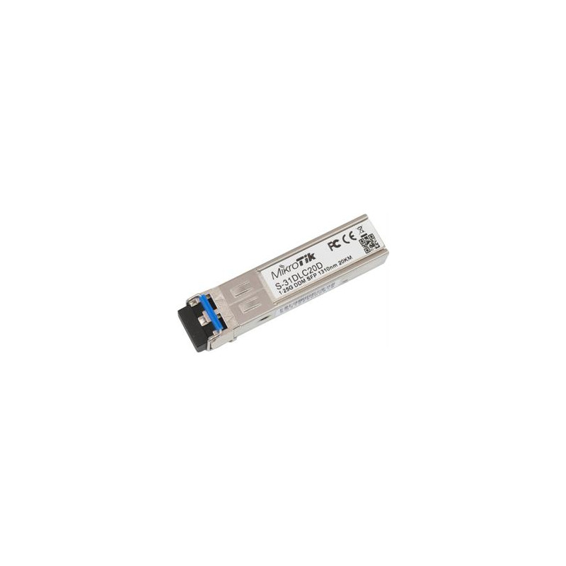 MikroTik SFP modul S-31DLC20D, SM, 20km, 1.25G, 2x LC