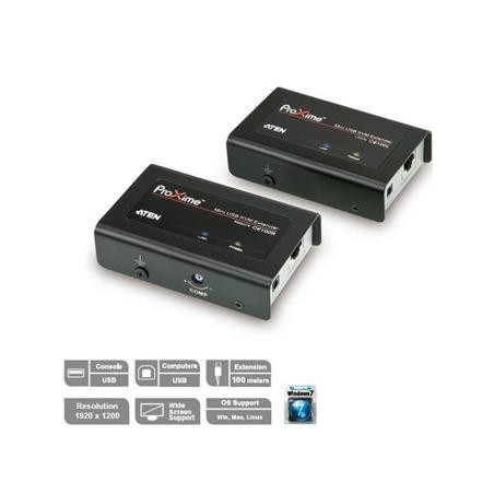 ATEN Extender PC-konzola na 100m USB až 1920x1200