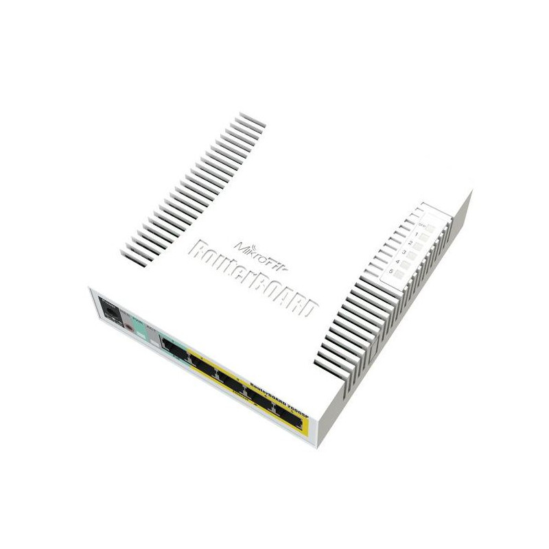 Mikrotik Cloud Smart Switch CSS106-1G-4P-1S (RB260GSP), 5x 1G, 1x SFP, PoE switch