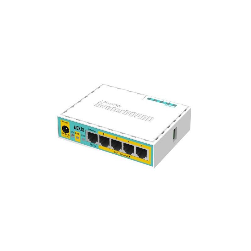 Mikrotik RB750UPr2 650MHz, 64MBRAM, 5x LAN, hEX
