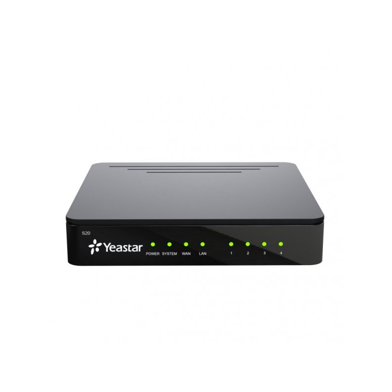 Yeastar S20, IP PBX, až 4 porty, 20 používateľov, 10 hovorov