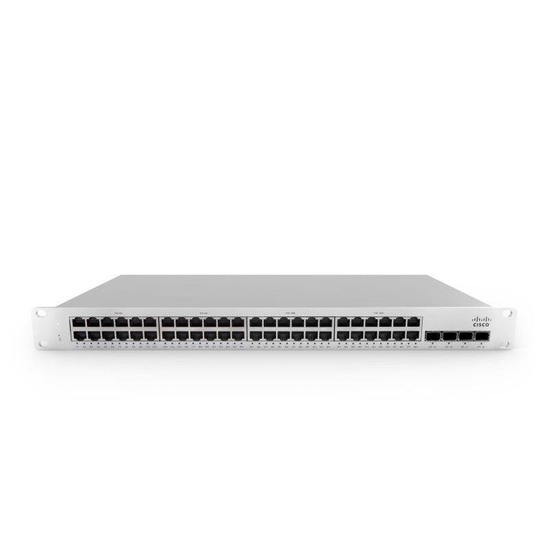 Cisco Meraki MS210-48LP 1G L2 Cld-Mngd 48x GigE 370W PoE Switch