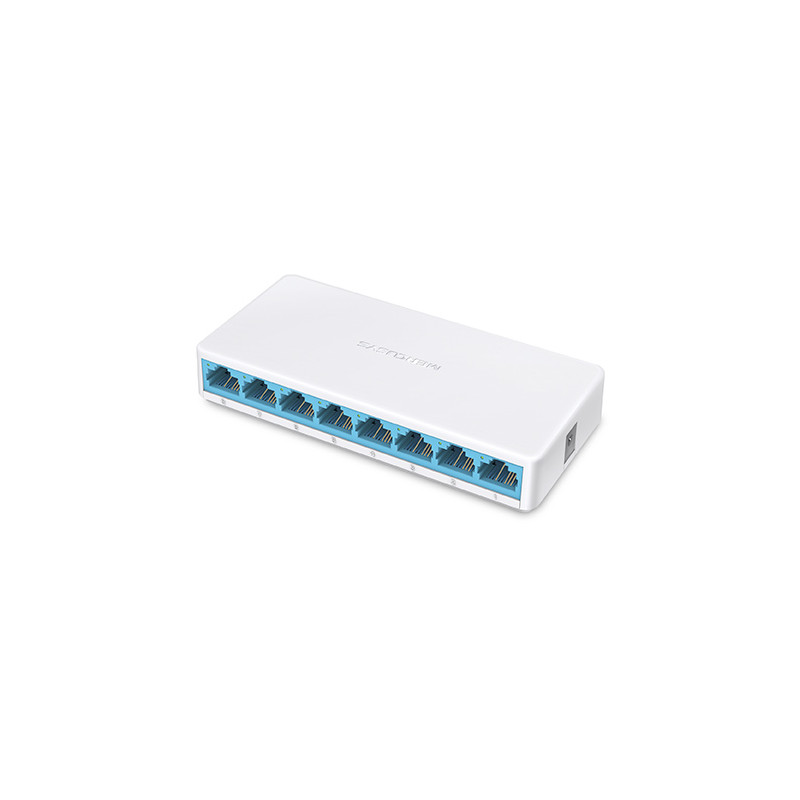 Mercusys MS108 8x10/100 mini desktop switch, plastic case