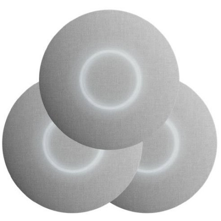 Ubiquiti kryt pre UAP-nanoHD, U6 Lite a U6+, motív tkaniny, 3 kusy