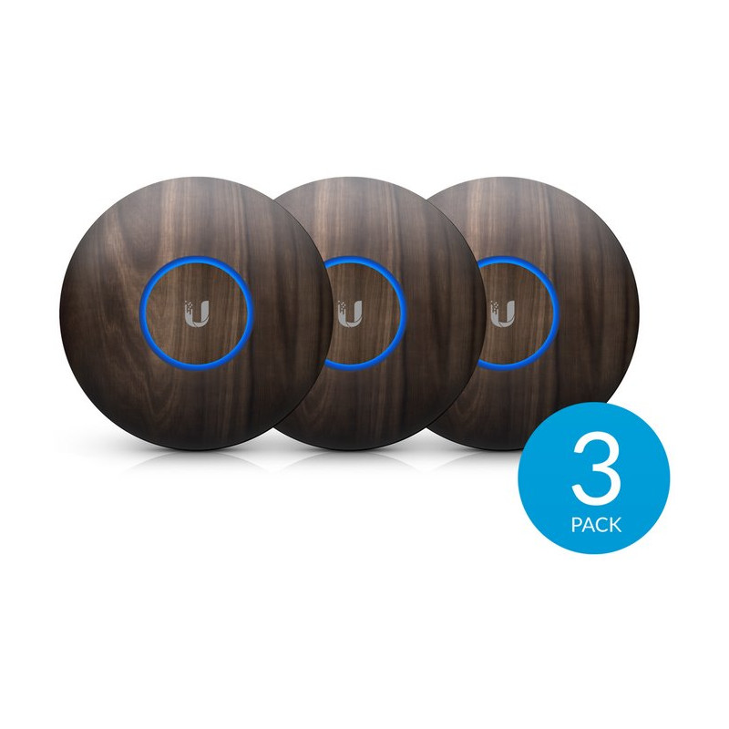 Ubiquiti kryt pre UAP-nanoHD, U6 Lite a U6+, drevený motív, 3 kusy