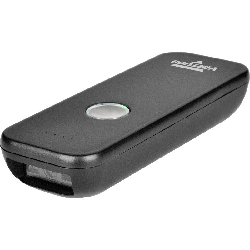 CCD 2D čítačka Virtuos HW-856A mini, bezdrôtová, BT, USB-C, vrecková, čierna