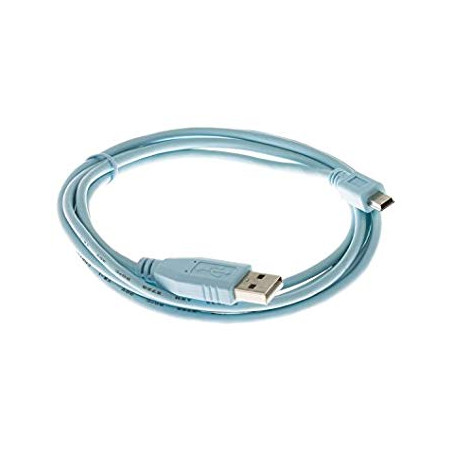Console Cable 6 Feet with USB Type A a mini-B Connectors