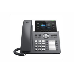 Grandstream GRP2634 SIP telefón, 2.8'' TFT bar. displej, 4 SIP účty, 10 pr. hr., 2x10/100Mb, WiFi, BT