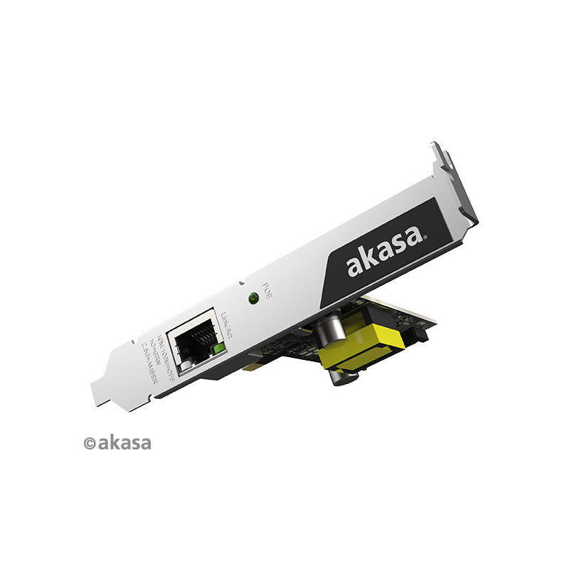 AKASA 2.5 Gigabit PCIe sieťová karta s PoE