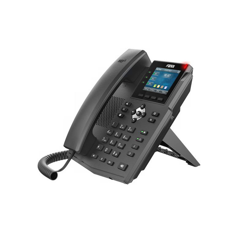 Fanvil X3U Pro SIP telefón 2,8'' bar.disp., 6SIP, 3link.tl., dual Gbit, PoE