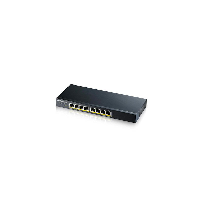 ZYXEL GS1900-8HP v3, 8-port GbE L2 PoE switch