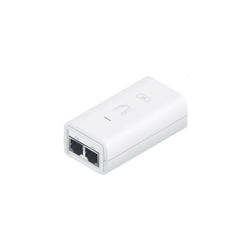Ubiquiti POE-24-24W-G-WH, Gigabitový PoE injektor, 24V/1A 24W