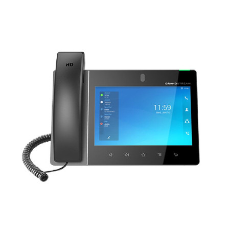Grandstream GXV3480 SIP video telefón 8''TFT bar.dotyk.displ., Android, 16 SIP úč., 12way audiokonf.